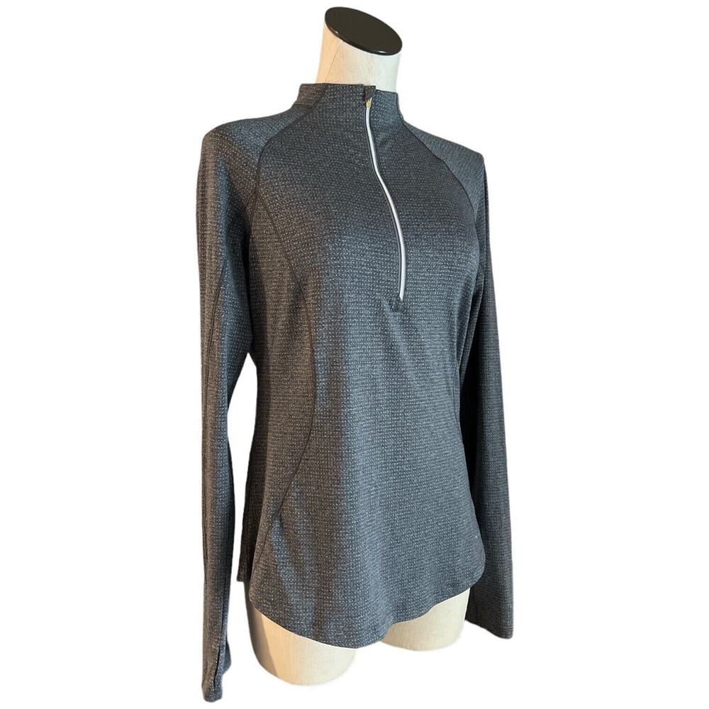 Annika Cutter & Buck Womens Size Large 1/2 Zip Jacket Cb Dry Tec 50 Upfront+